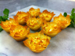 Pumpkin and feta filo tarts