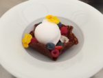 Brandy Snap Basket with Fresh Fruit &Champagne Sorbet