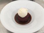 Spiced Treacle Sponge with Toffee Sauce & Vanilla Ice-Cream